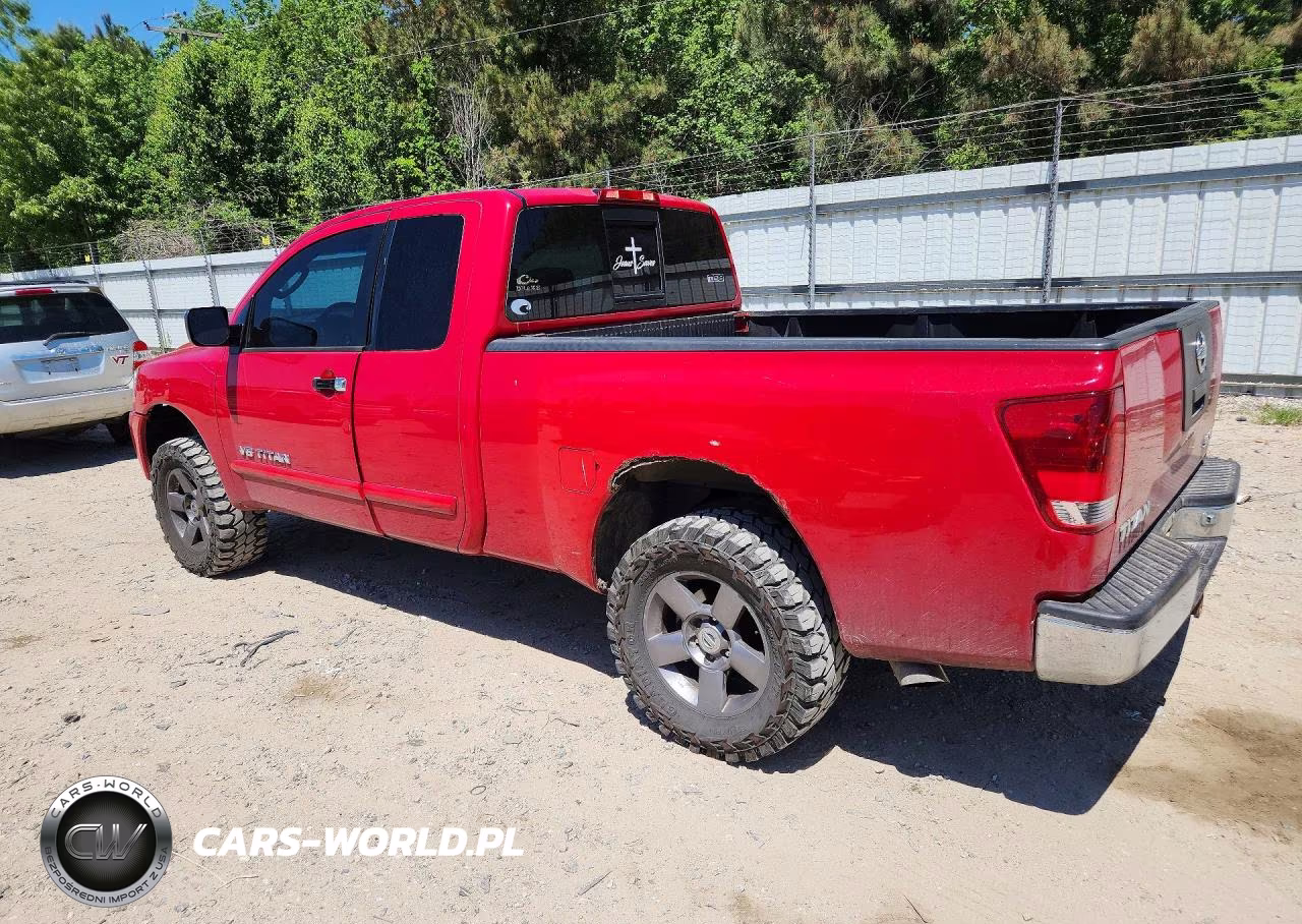 2005 Nissan Titan Xe VIN:1N6AA06B05N509636 - 2