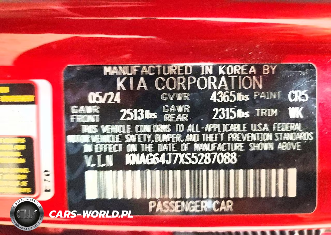 2025 Kia K5 Gt Line VIN:KNAG64J7XS5287088 - 12