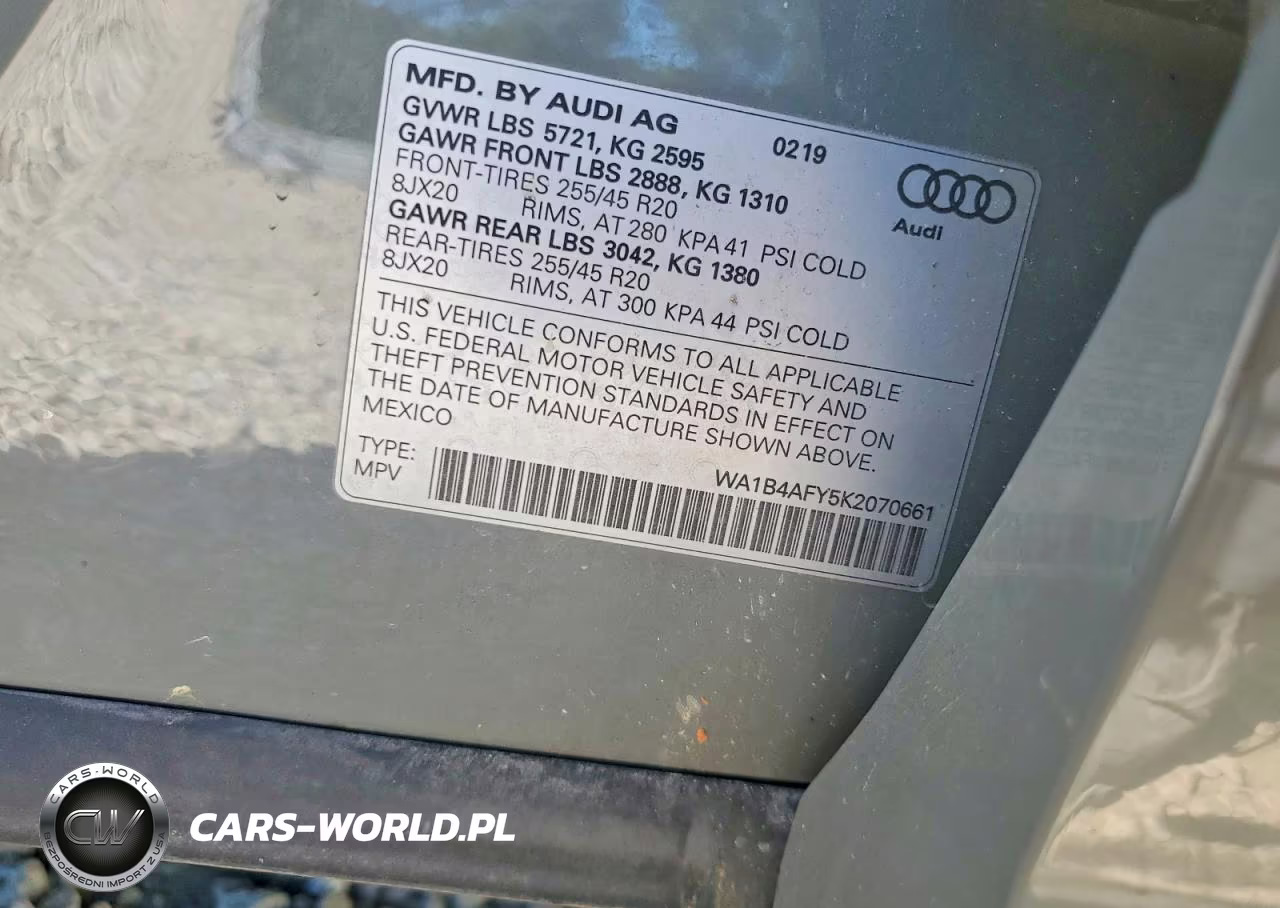 2019 Audi Sq5 Premium Plus VIN:WA1B4AFY5K2070661 - 14