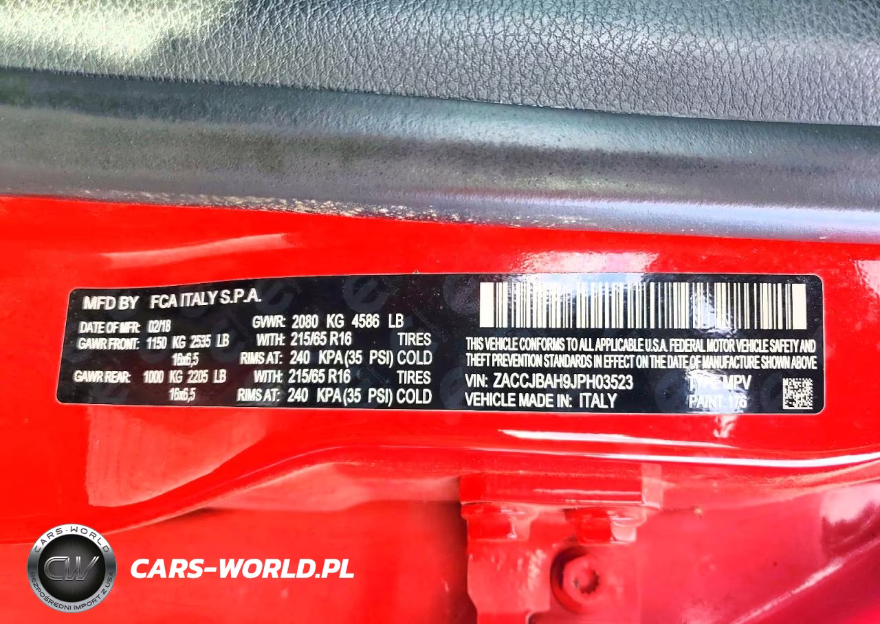 2018 Jeep Renegade Sport VIN:ZACCJBAH9JPH03523 - 13
