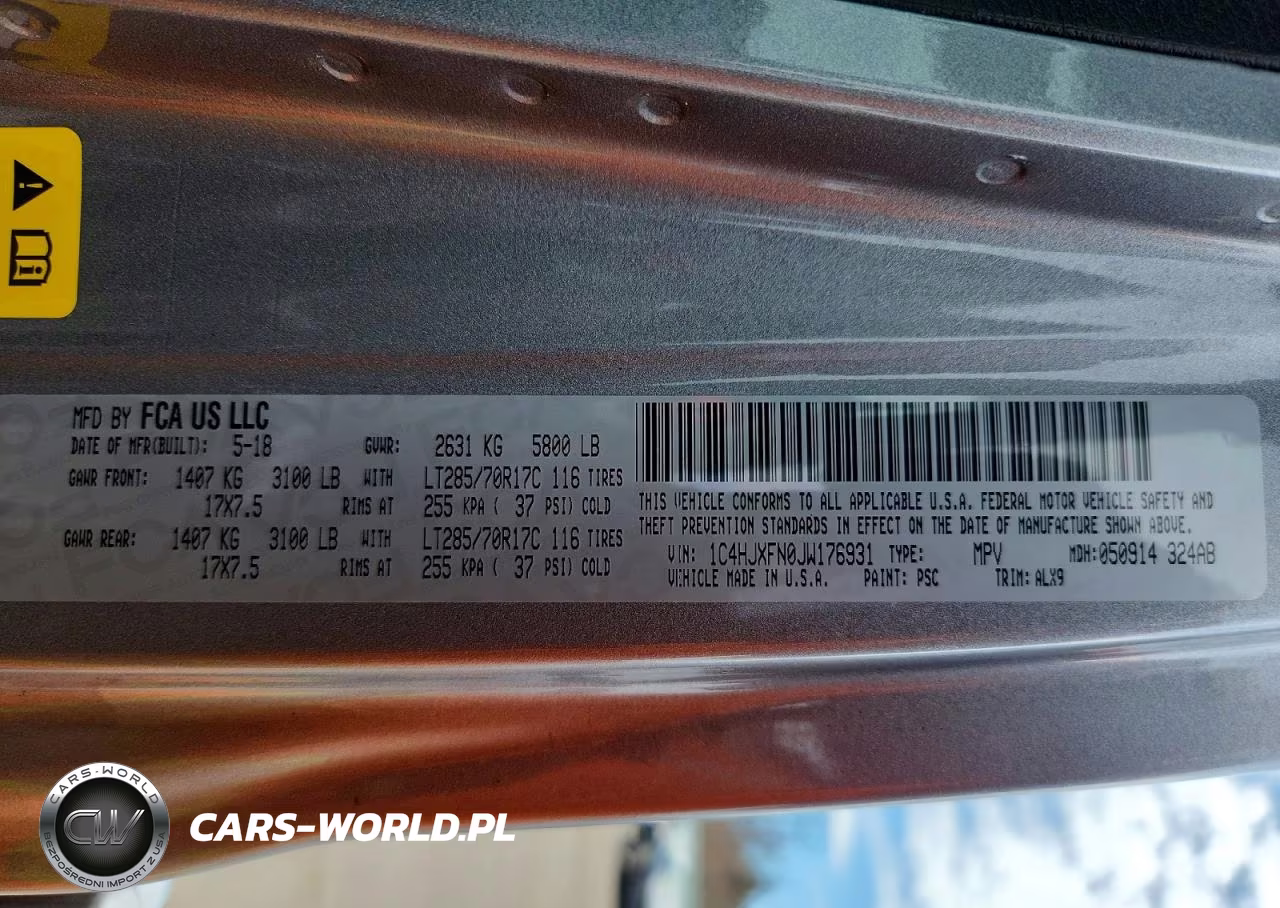 2018 Jeep Wrangler Unlimited Rubicon VIN:1C4HJXFN0JW176931 - 14