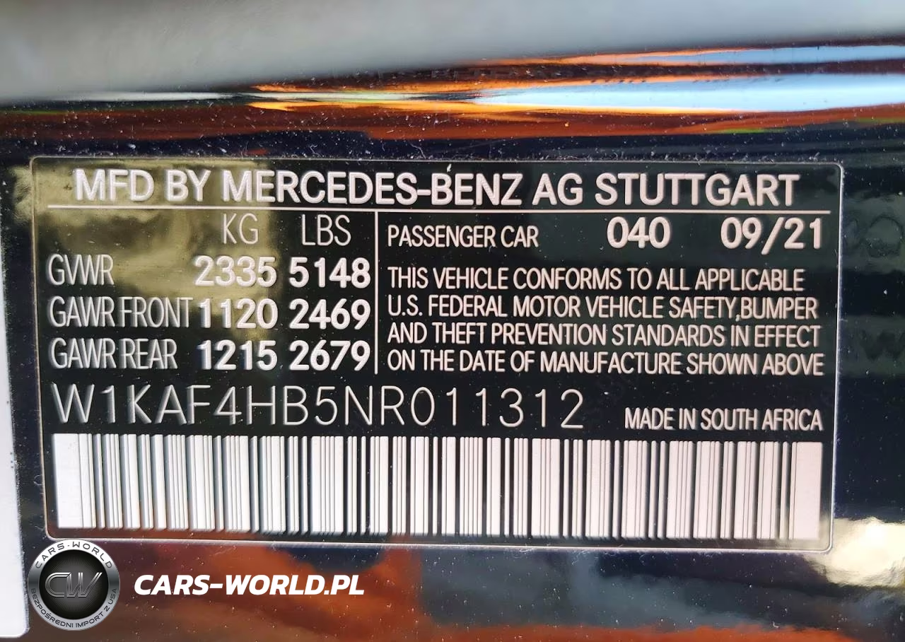 2022 Mercedes-Benz C 300 4Matic VIN:W1KAF4HB5NR011312 - 12