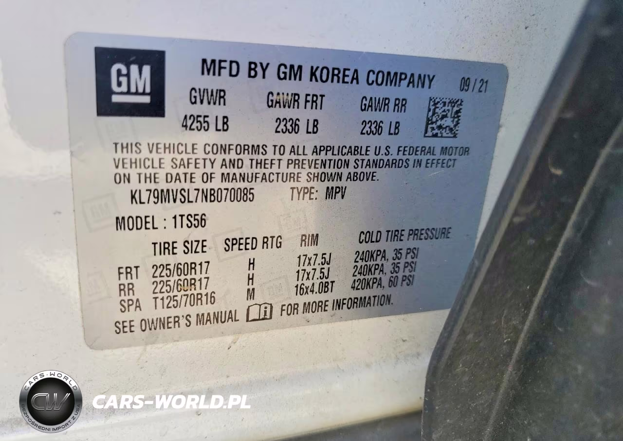 2022 Chevrolet Trailblazer Activ VIN:KL79MVSL7NB070085 - 12