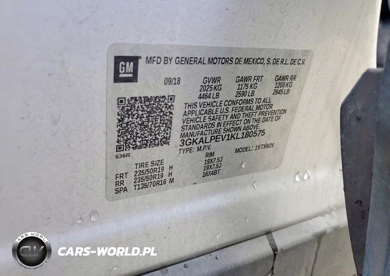 2019 GMC Terrain Slt VIN:3GKALPEV1KL180575 - 13
