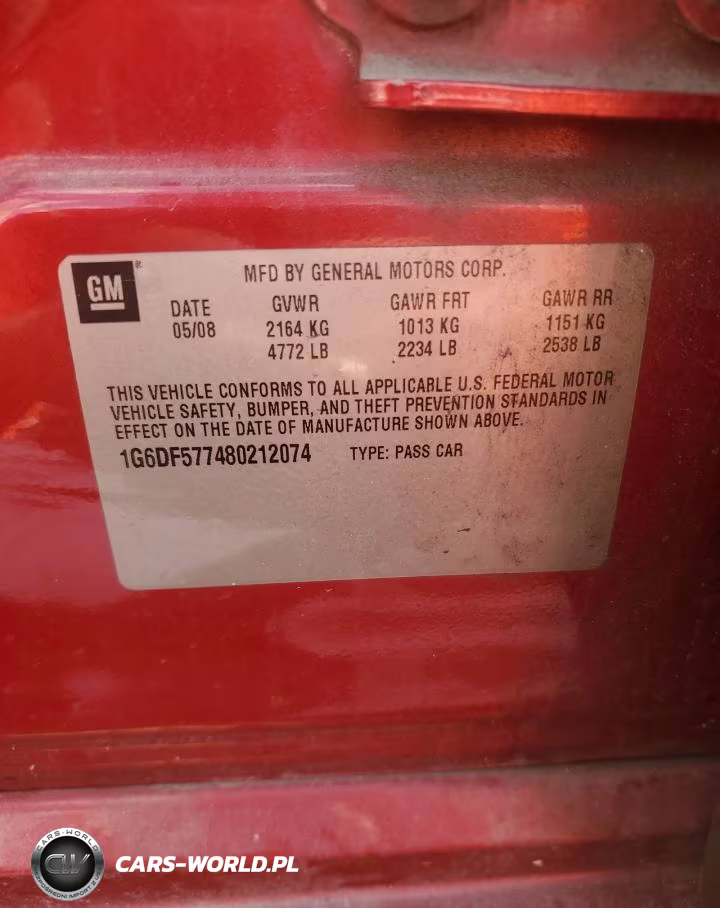 2008 Cadillac Cts VIN:1G6DF577480212074 - 12