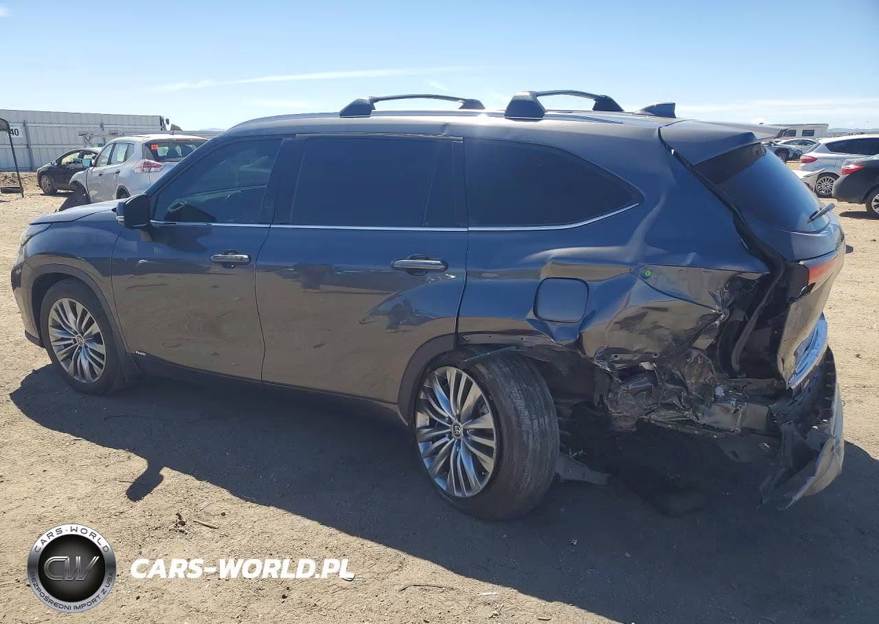 2023 Toyota Highlander Hybrid Platinum VIN:5TDEBRCH1PS107703 - 2