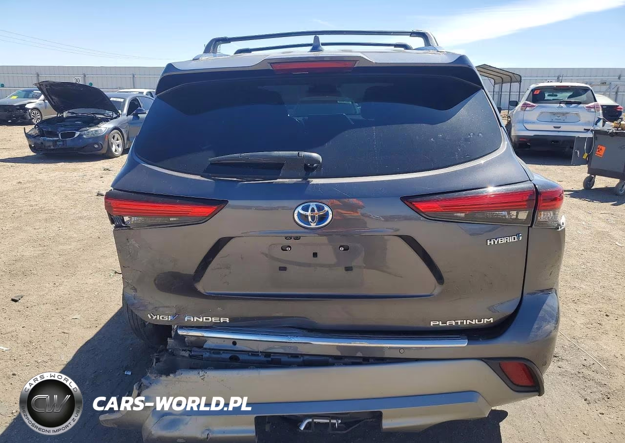 2023 Toyota Highlander Hybrid Platinum VIN:5TDEBRCH1PS107703 - 6