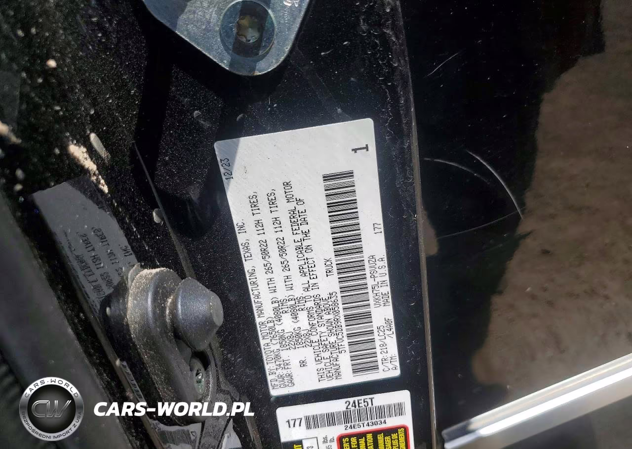 2024 Toyota Tundra Crewmax Capstone VIN:5TFVC5DB9RX058635 - 12