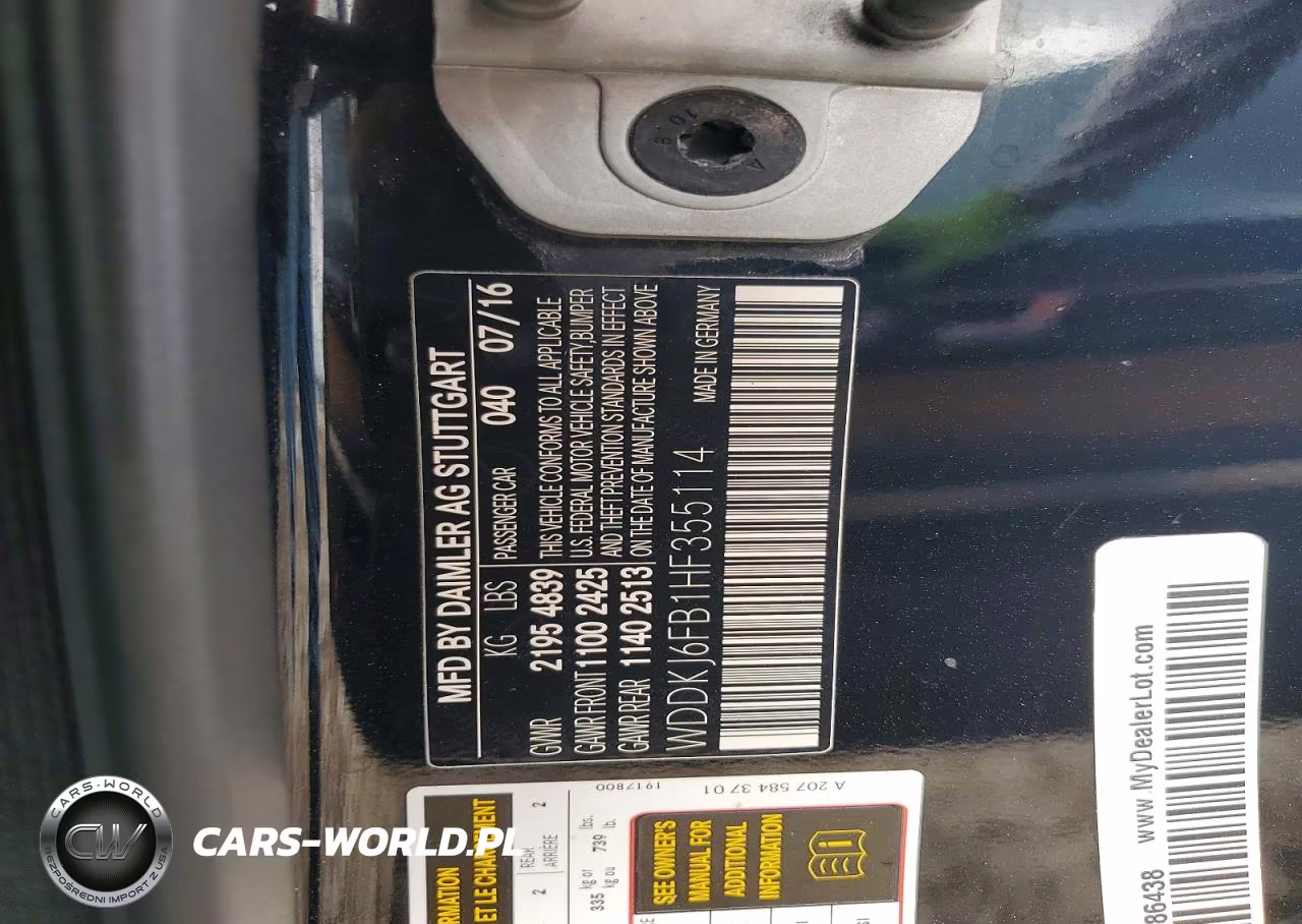 2017 Mercedes-Benz E 400 VIN:WDDKJ6FB1HF355114 - 12