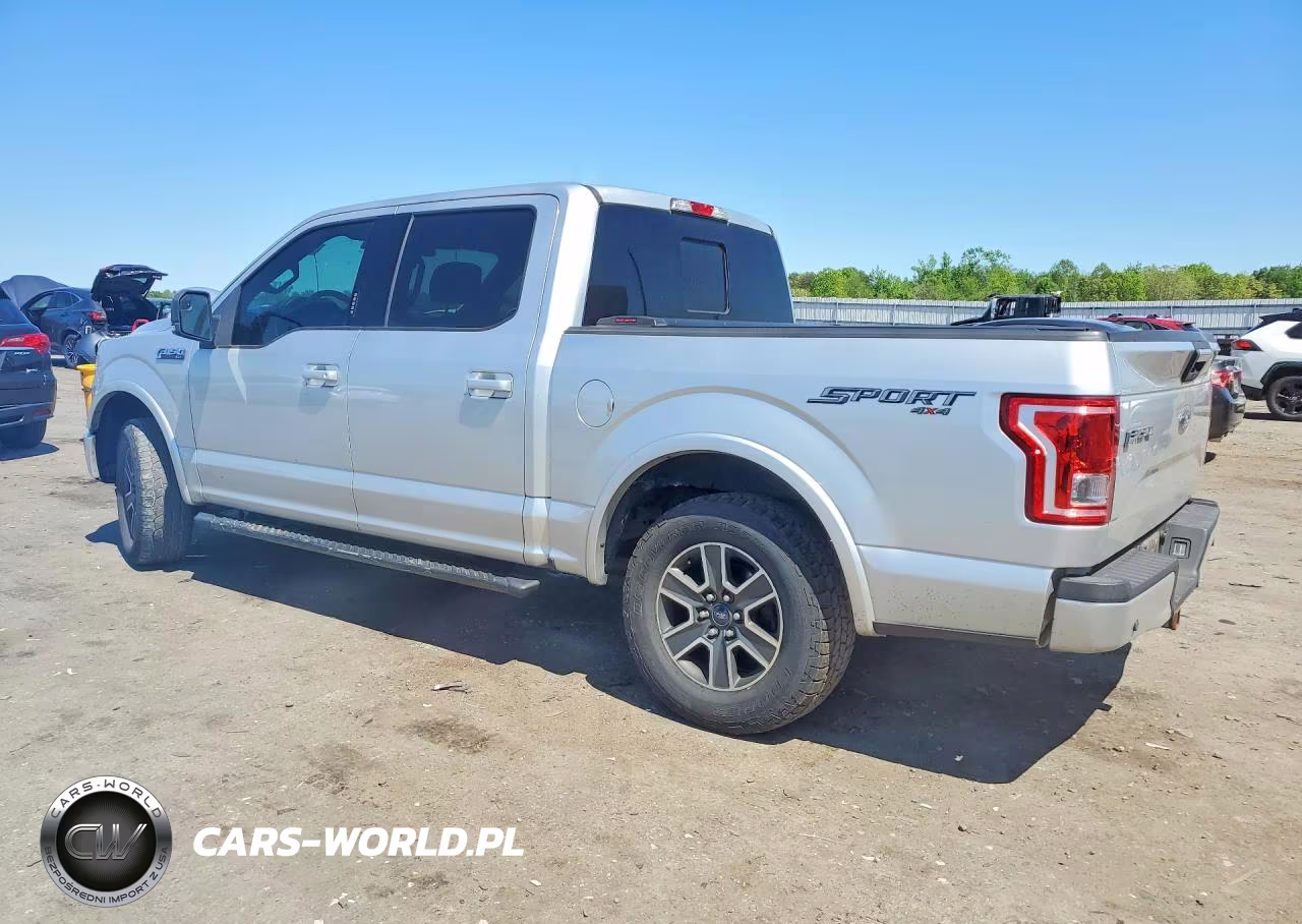 2015 Ford F150 Supercrew VIN:1FTEW1EP0FFB88332 - 2