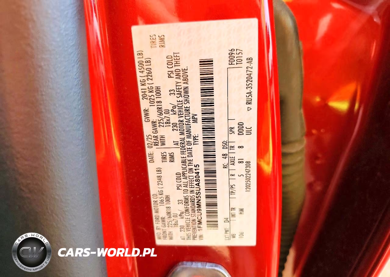 2025 Ford Escape St Line VIN:1FMCU9MN5SUA80415 - 13