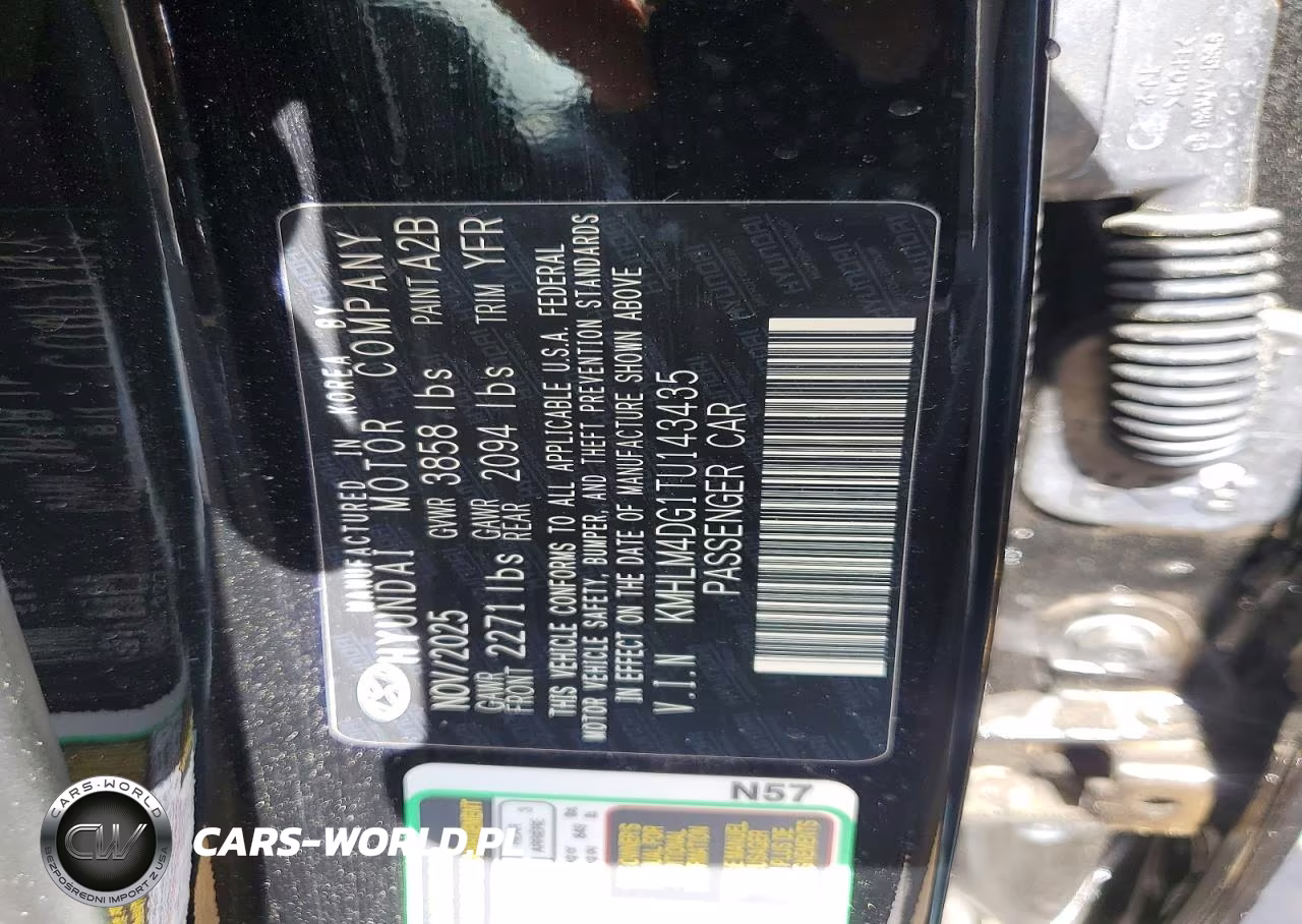2026 Hyundai Elantra Sel Sport VIN:KMHLM4DG1TU143435 - 13