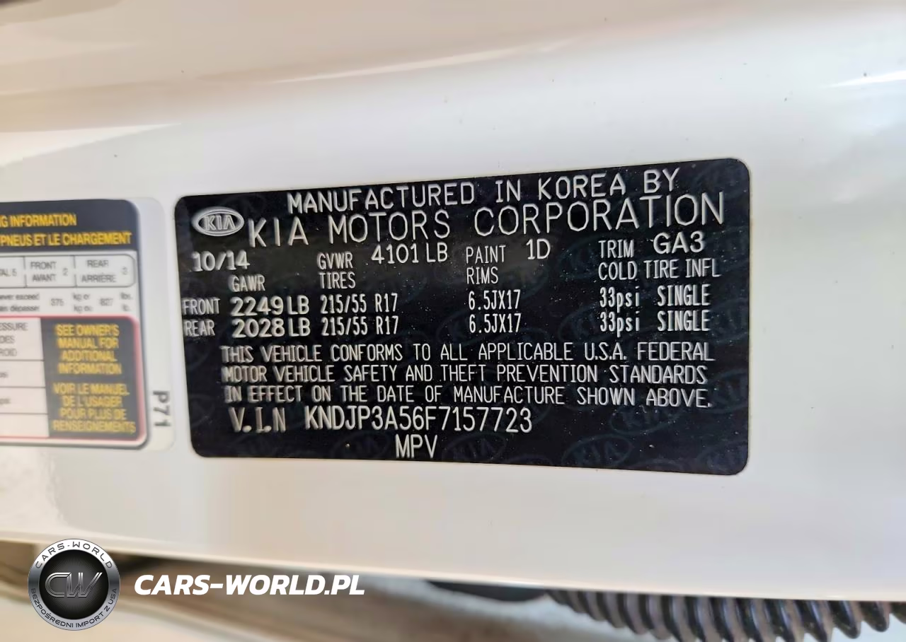 2015 Kia Soul + VIN:KNDJP3A56F7157723 - 12