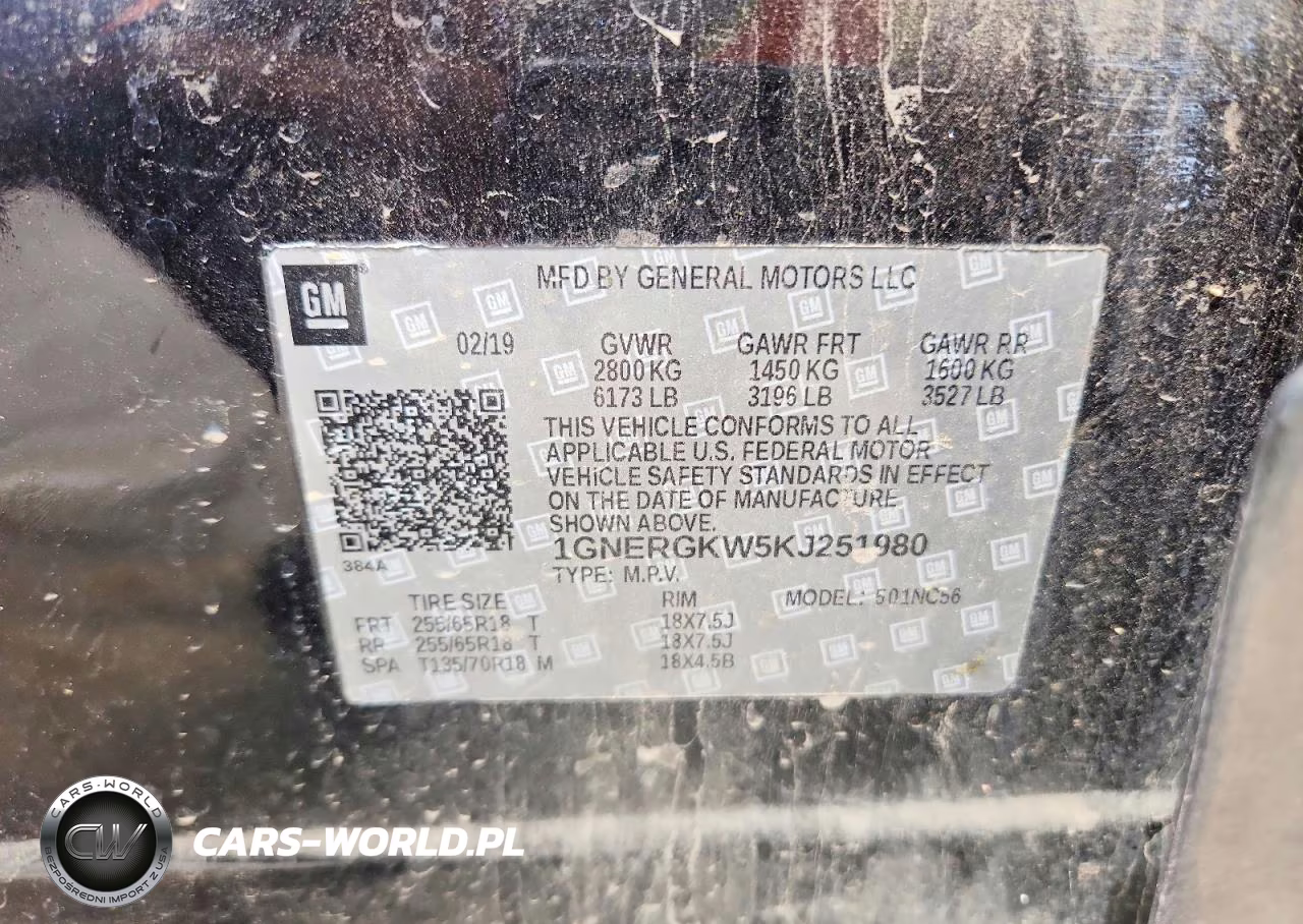 2019 Chevrolet Traverse Lt VIN:1GNERGKW5KJ251980 - 13