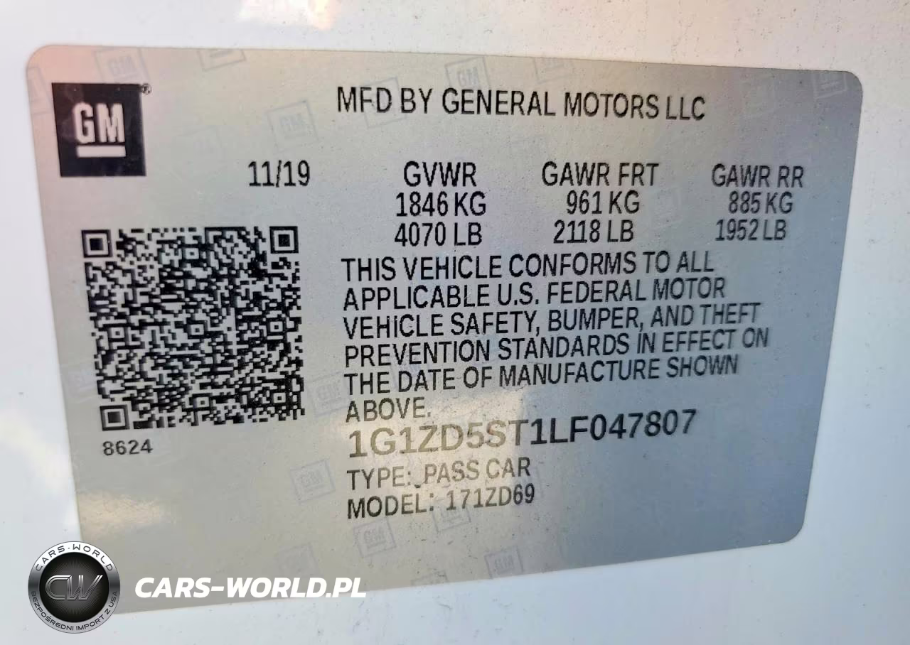 2020 Chevrolet Malibu Lt VIN:1G1ZD5ST1LF047807 - 12