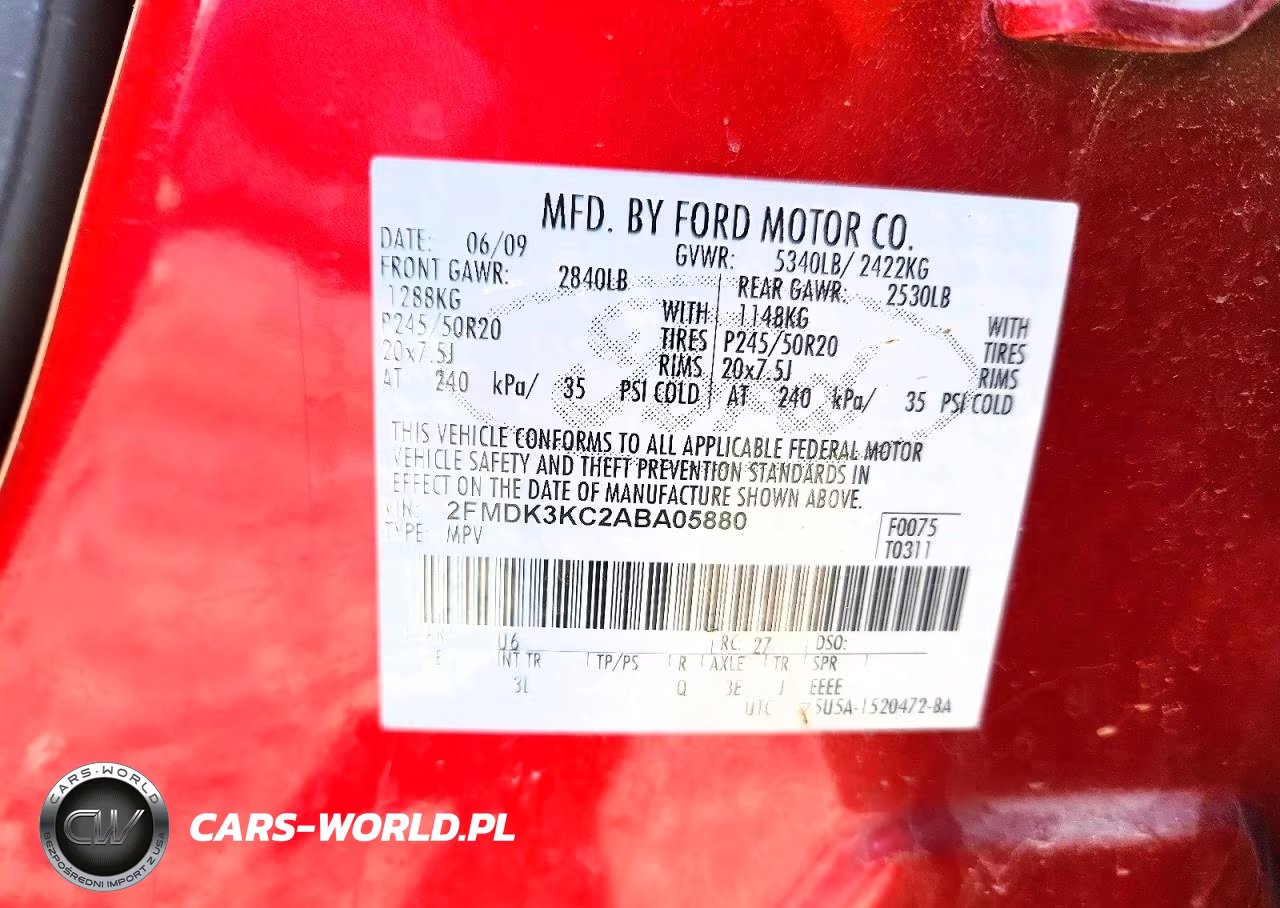 2010 Ford Edge Limited VIN:2FMDK3KC2ABA05880 - 13