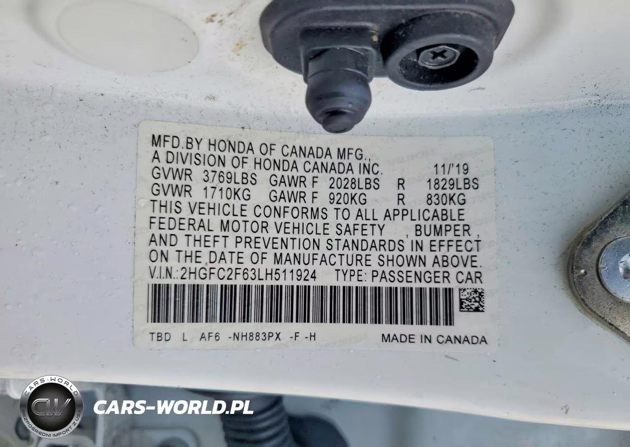 2020 Honda Civic Lx VIN:2HGFC2F63LH511924 - 12