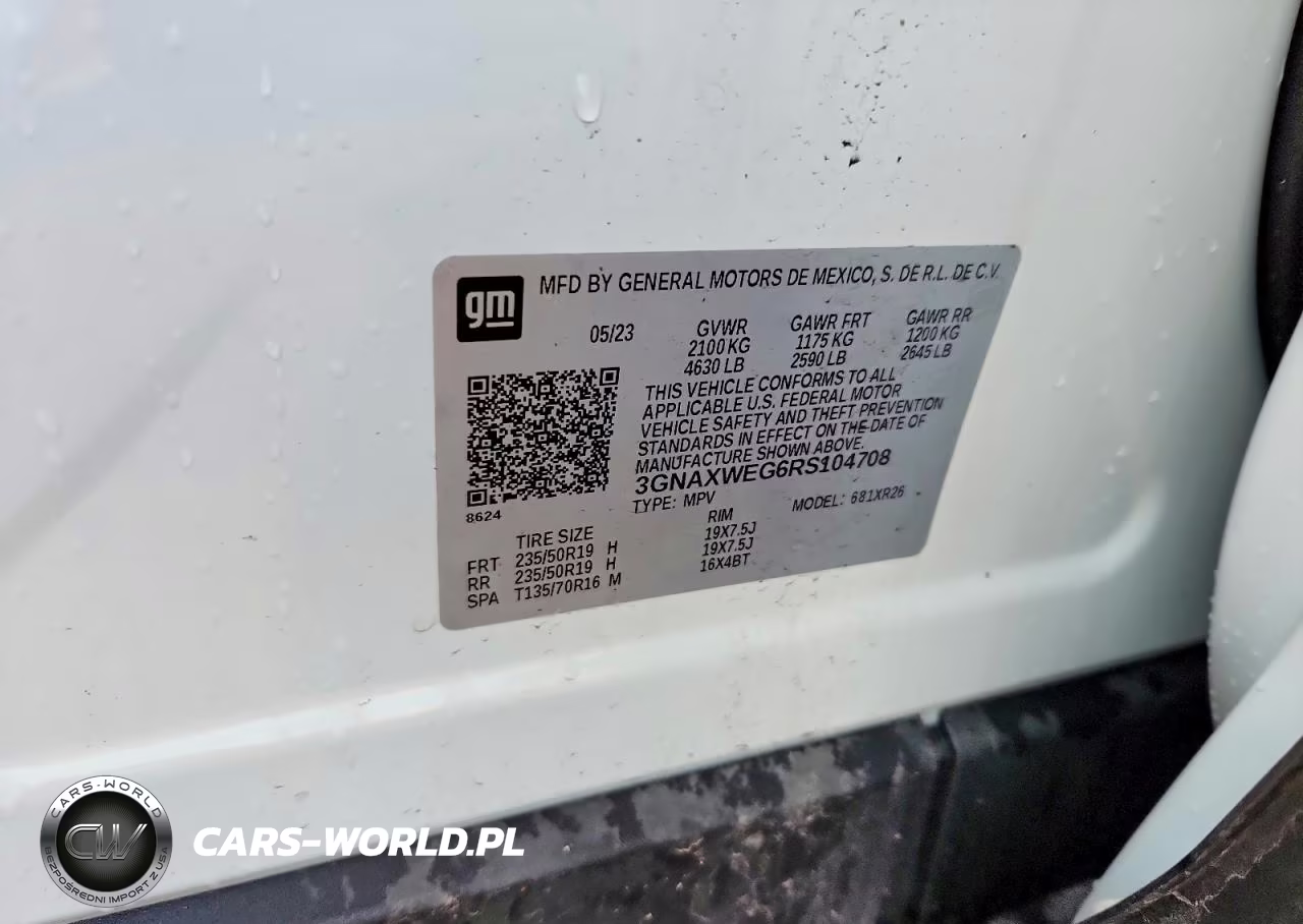 2024 Chevrolet Equinox Rs VIN:3GNAXWEG6RS104708 - 13