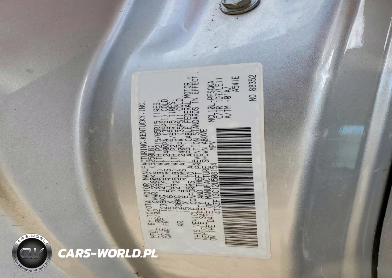 2002 Toyota Sienna Xle VIN:4T3ZF13C12U508154 - 14