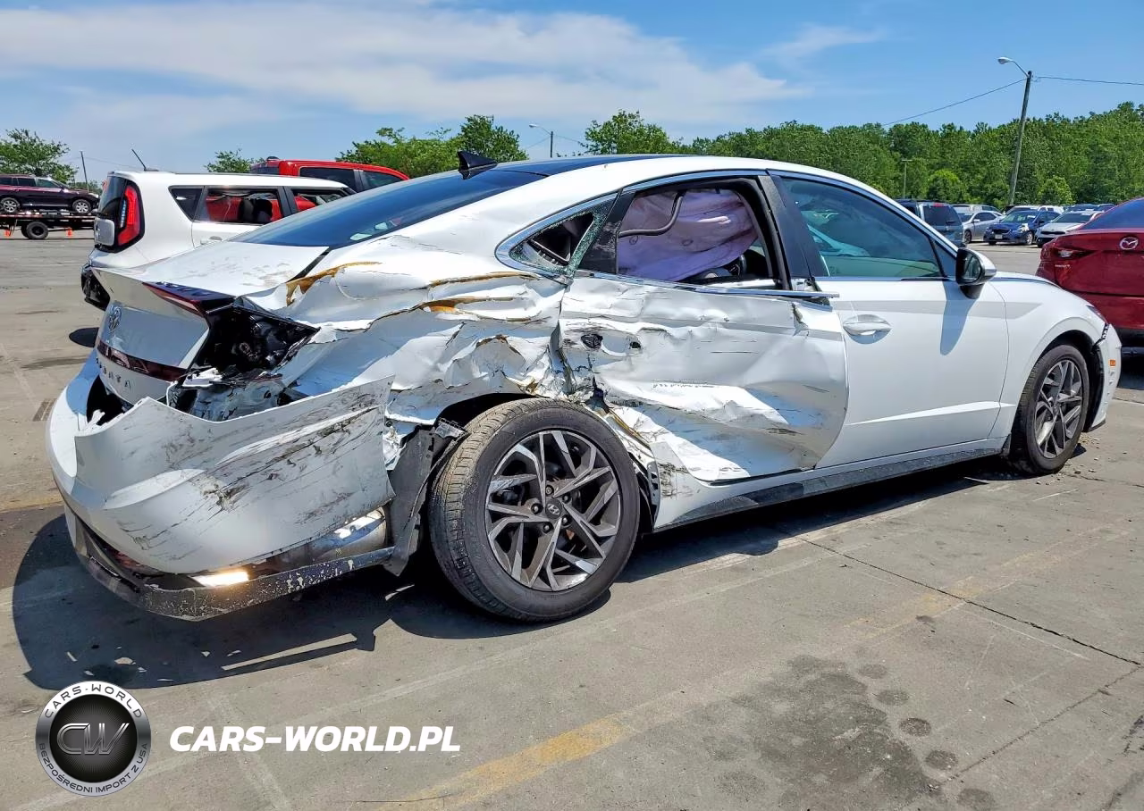 2021 Hyundai Sonata Sel VIN:5NPEF4JA6MH086457 - 3