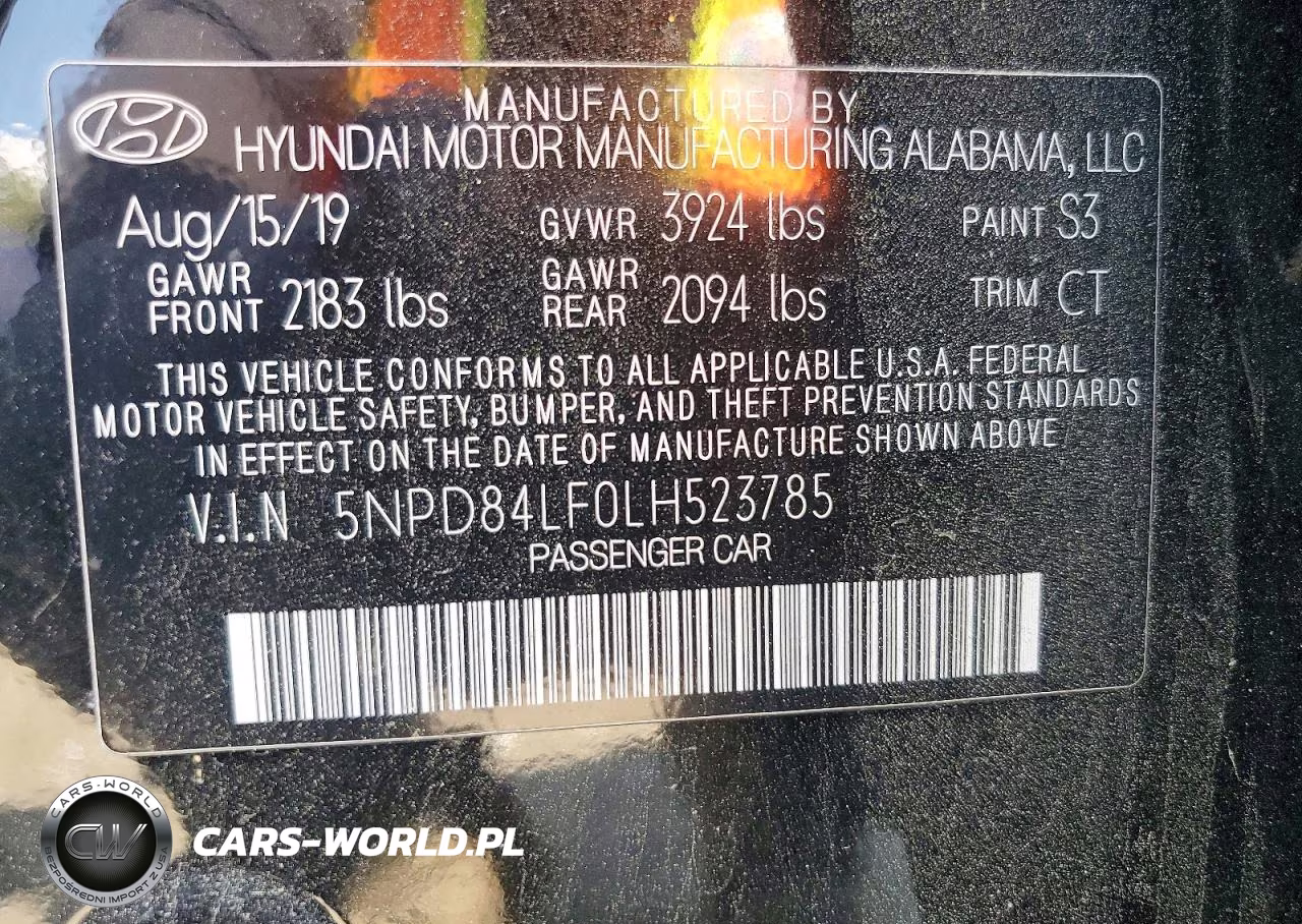 2020 Hyundai Elantra Limited VIN:5NPD84LF0LH523785 - 13