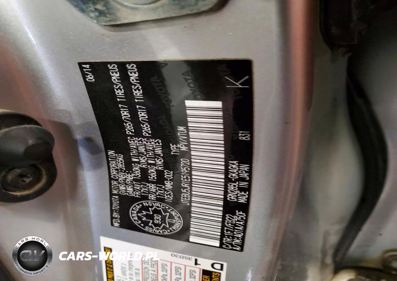2014 Toyota 4Runner Sr5 VIN:JTEBU5JR1E5195720 - 14