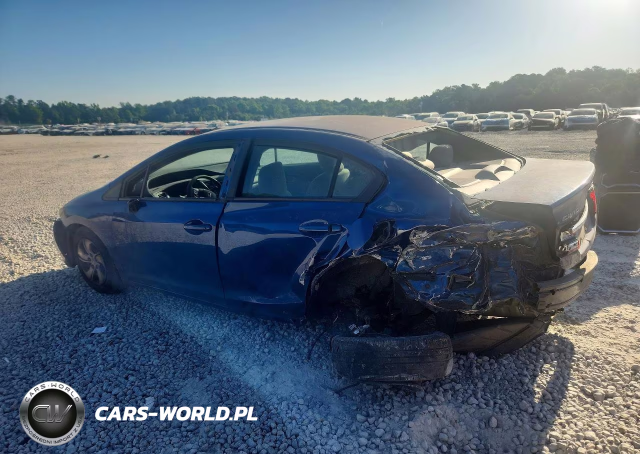 2013 Honda Civic Lx VIN:19XFB2F56DE040776 - 2