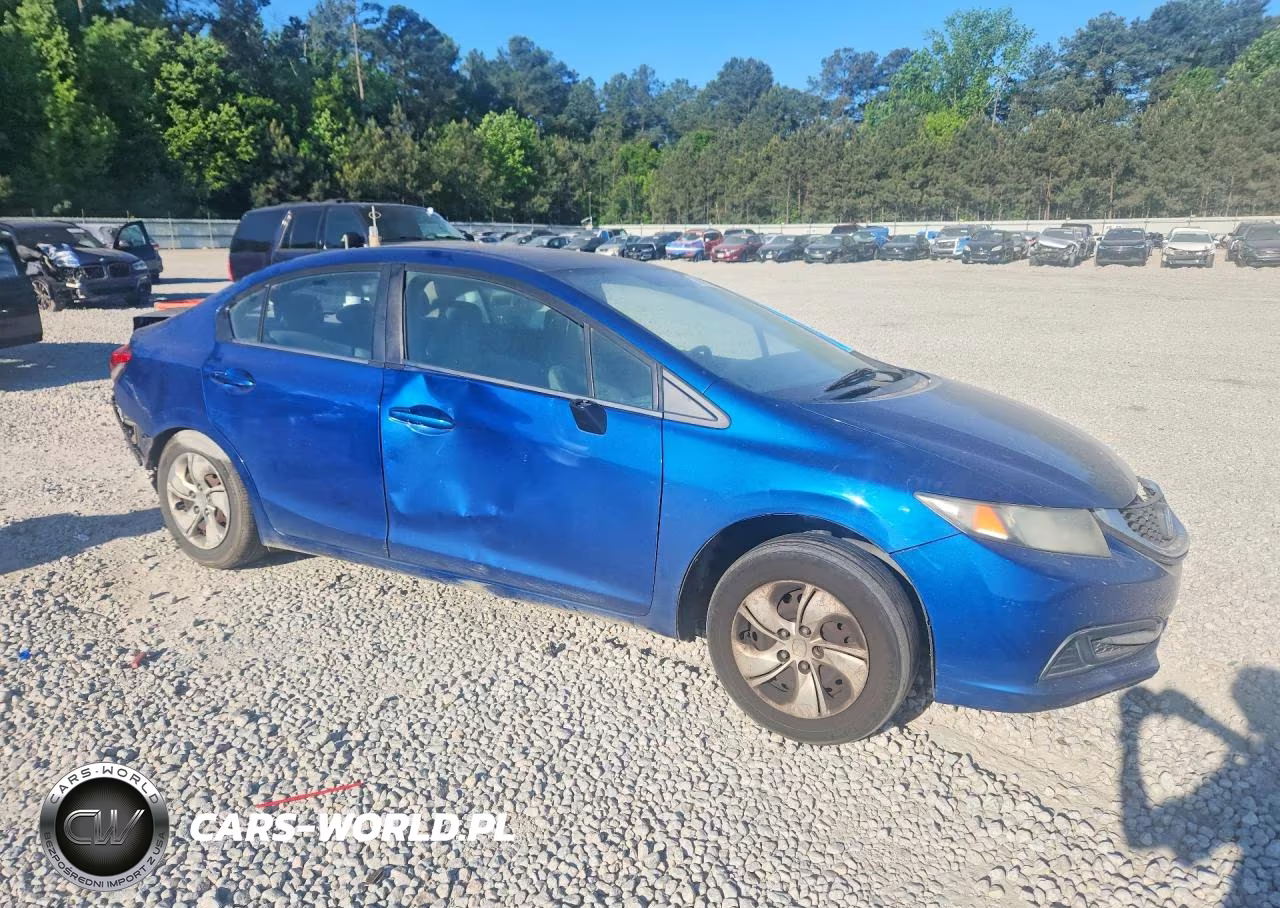 2013 Honda Civic Lx VIN:19XFB2F56DE040776 - 4