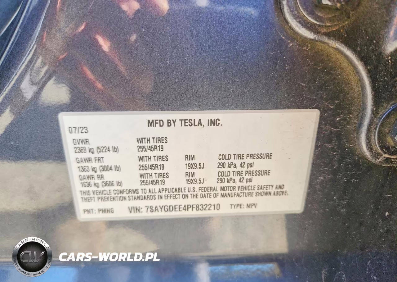 2023 Tesla Model Y VIN:7SAYGDEE4PF832210 - 13