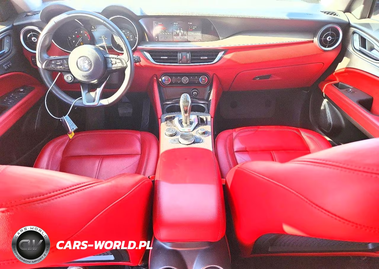 2021 Alfa Romeo Stelvio Ti VIN:ZASPAKBN0M7D18494 - 8