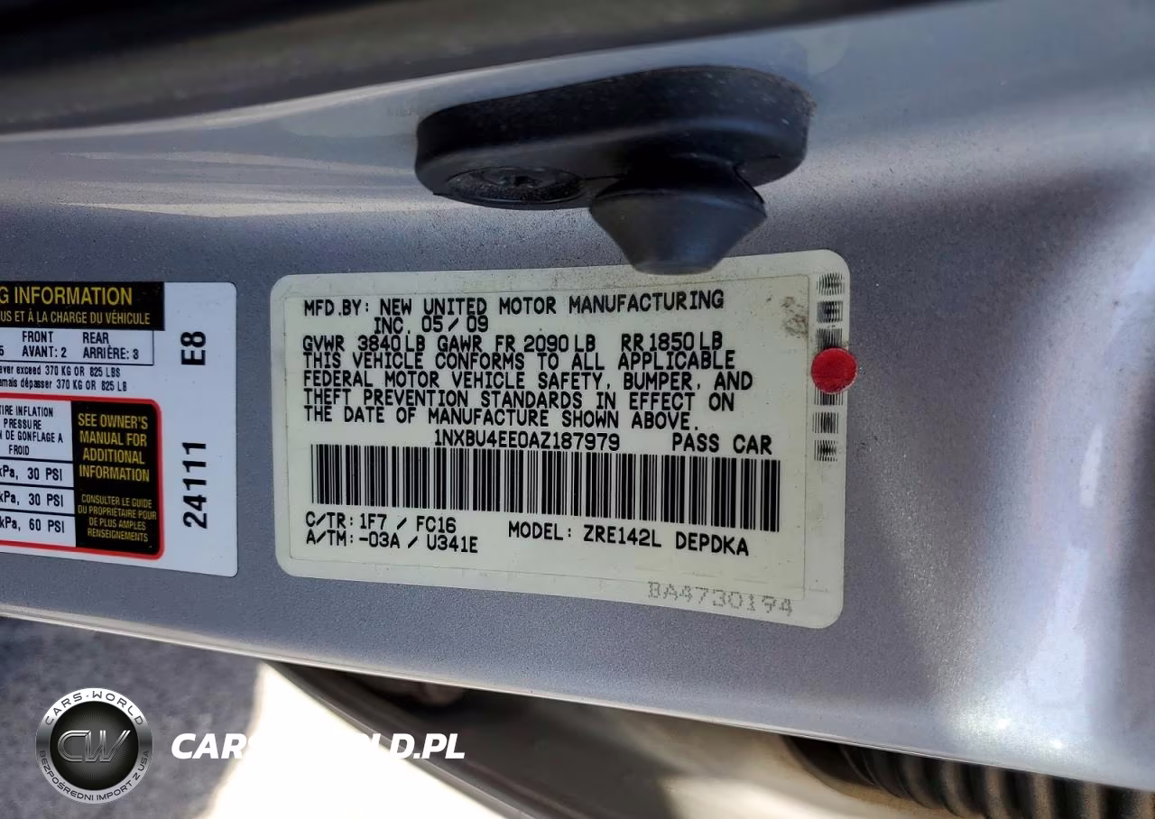 2010 Toyota Corolla Le VIN:1NXBU4EE0AZ187979 - 13