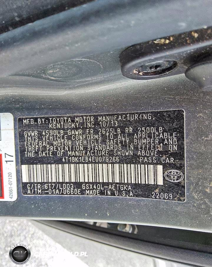 2014 Toyota Avalon Xle VIN:4T1BK1EB4EU079266 - 12