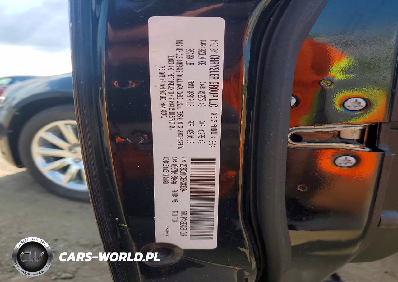2014 Chrysler 300 VIN:2C3CCAAG3EH343334 - 12