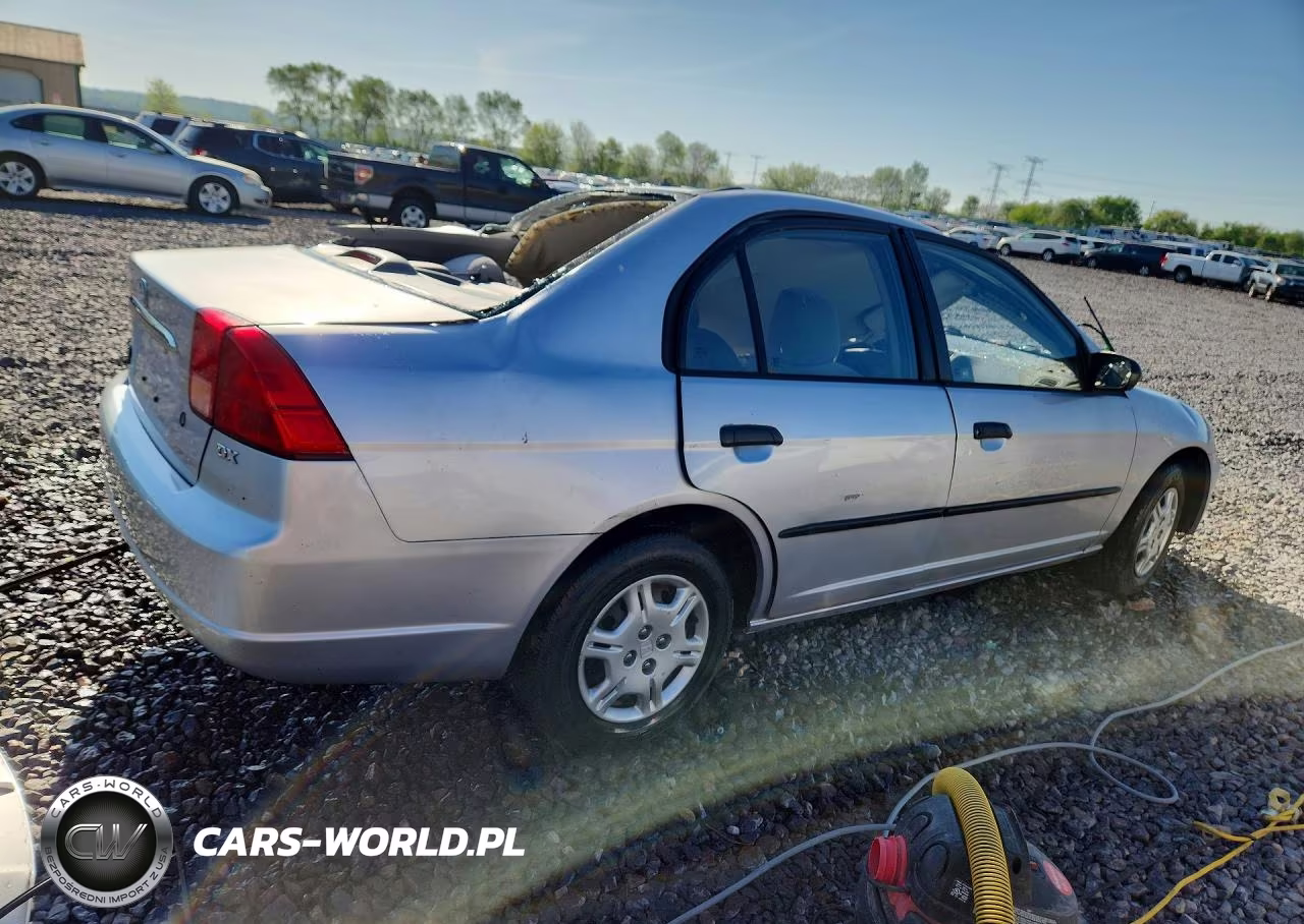 2001 Honda Civic Dx VIN:1HGES16281L025552 - 3