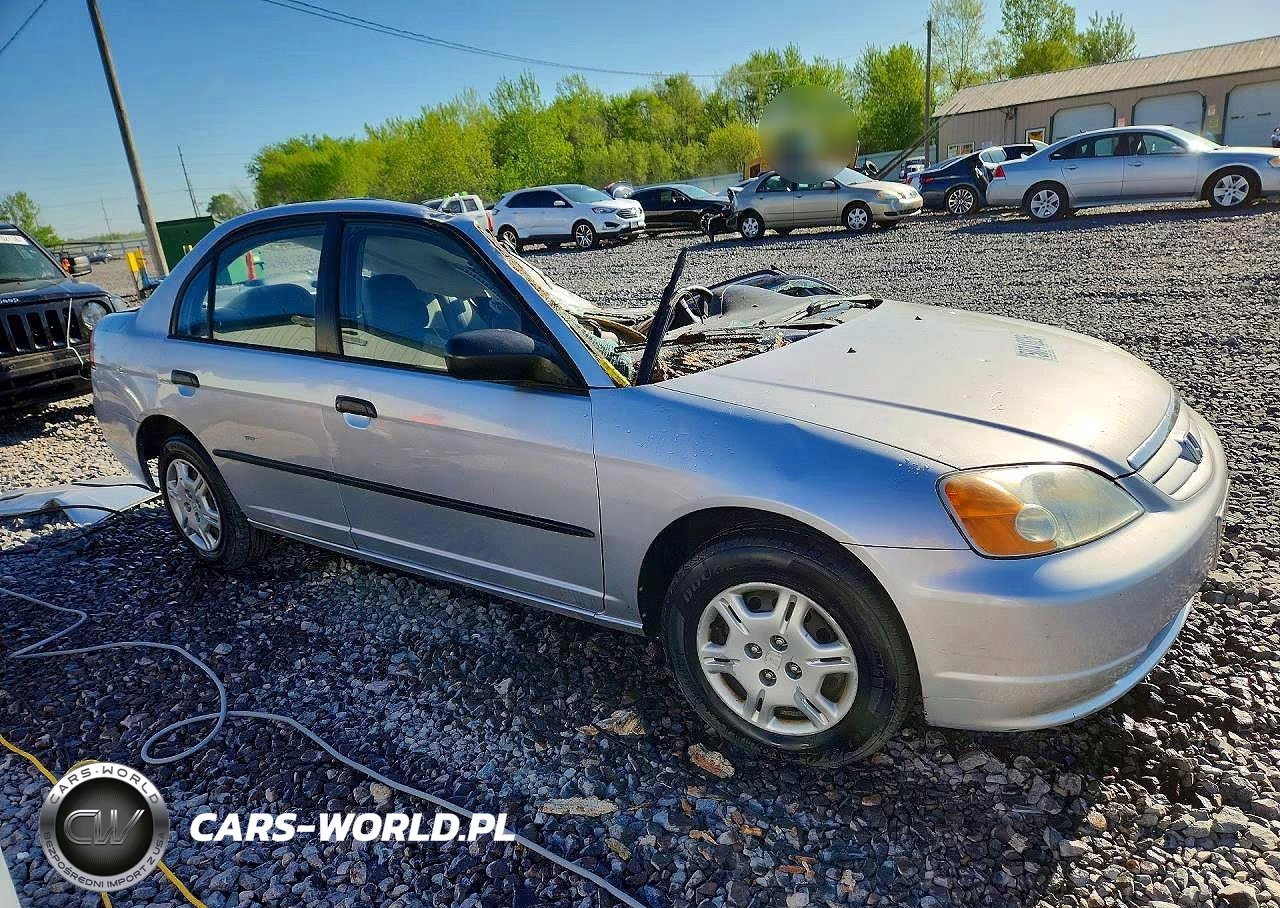2001 Honda Civic Dx VIN:1HGES16281L025552 - 4