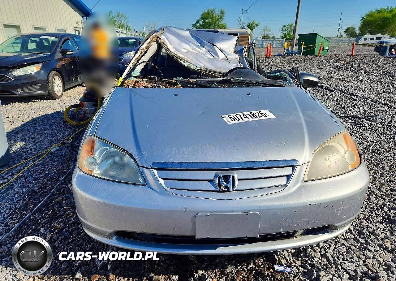 2001 Honda Civic Dx VIN:1HGES16281L025552 - 5