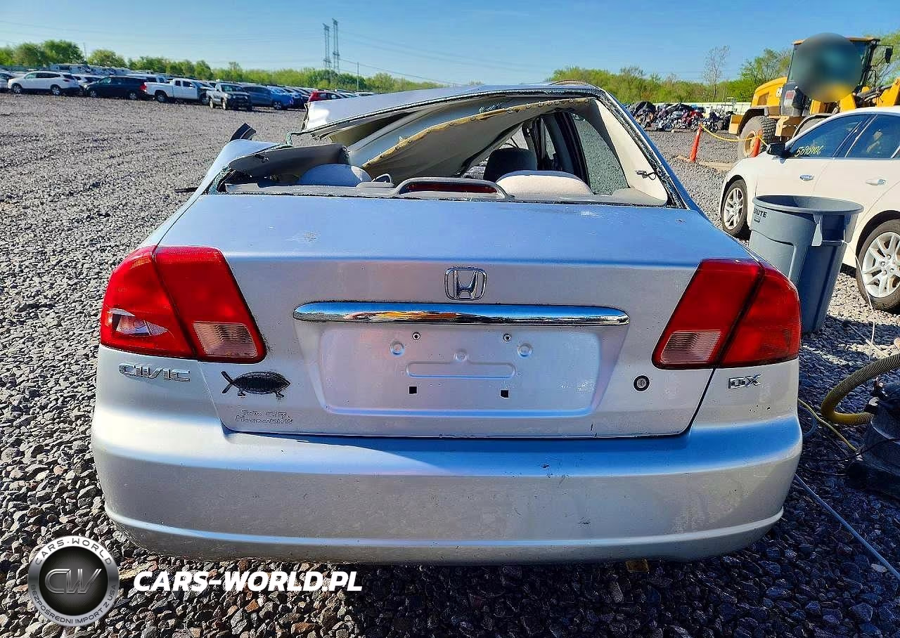 2001 Honda Civic Dx VIN:1HGES16281L025552 - 6