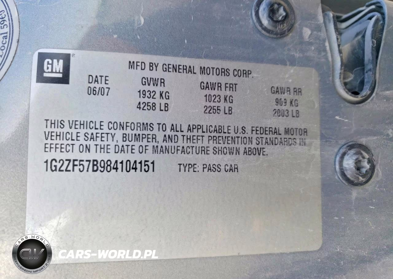 2008 Pontiac G6 Value Leader VIN:1G2ZF57B984104151 - 12