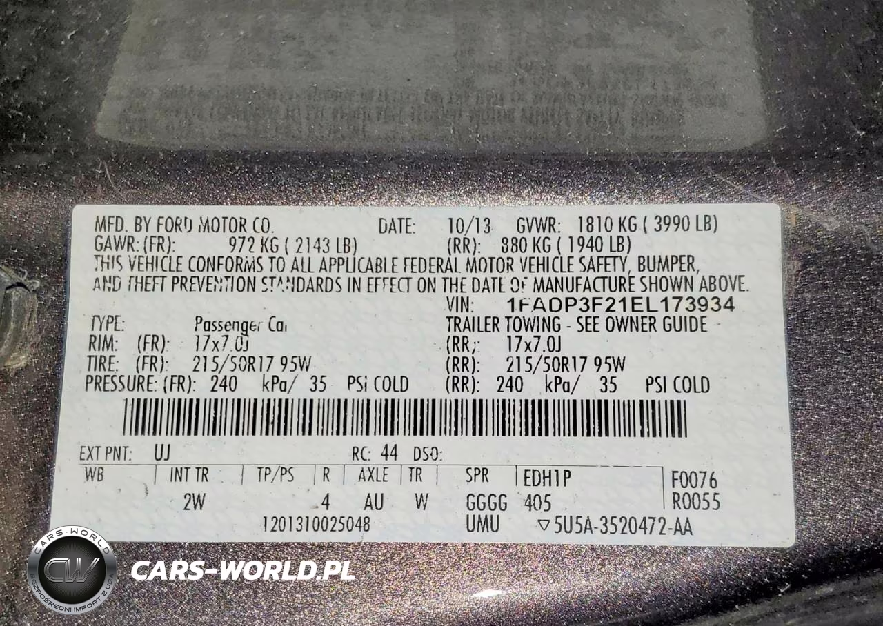 2014 Ford Focus Se VIN:1FADP3F21EL173934 - 12