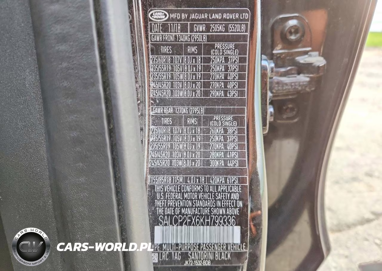 2019 Land Rover Discovery Sport Se VIN:SALCP2FX6KH799336 - 12