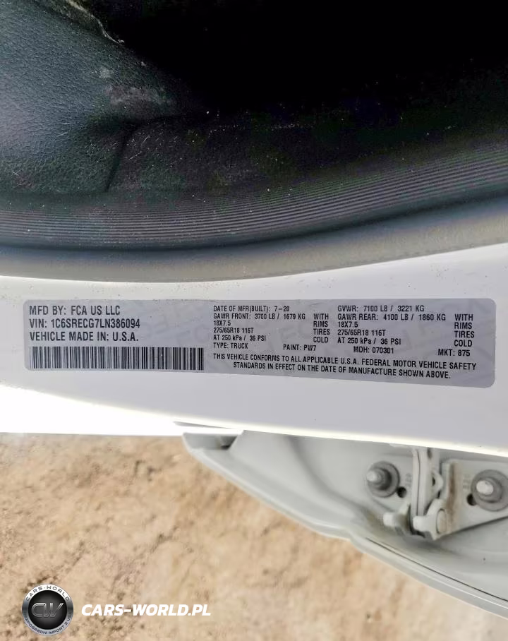 2020 Ram 1500 Tradesman VIN:1C6SRECG7LN386094 - 12