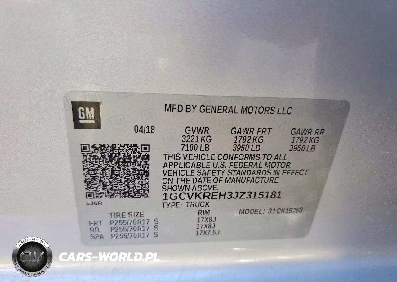2018 Chevrolet Silverado K1500 Lt VIN:1GCVKREH3JZ315181 - 12
