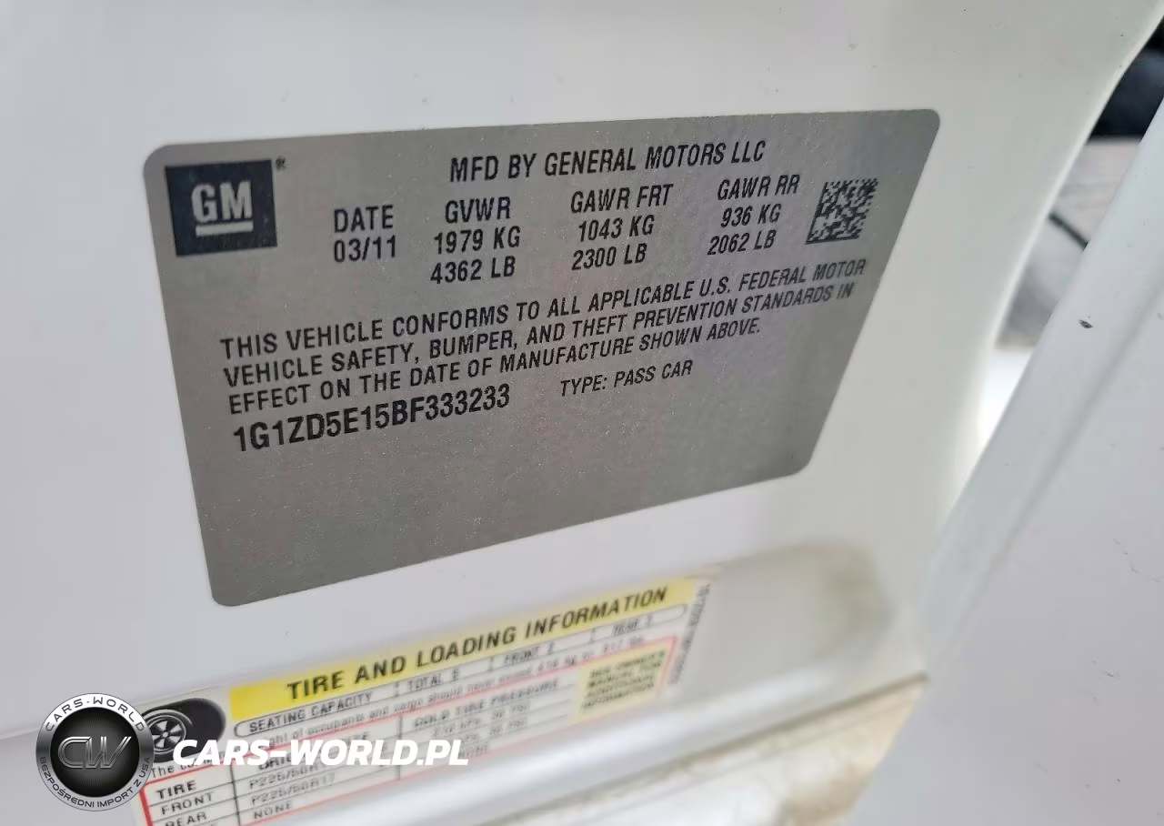 2011 Chevrolet Malibu 2Lt VIN:1G1ZD5E15BF333233 - 12