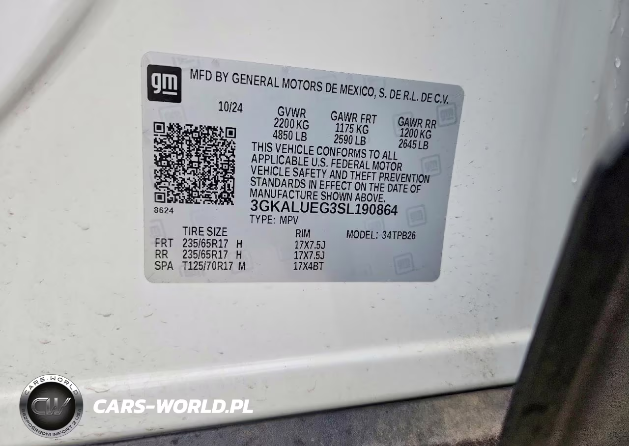 2025 GMC Terrain Elevation VIN:3GKALUEG3SL190864 - 12
