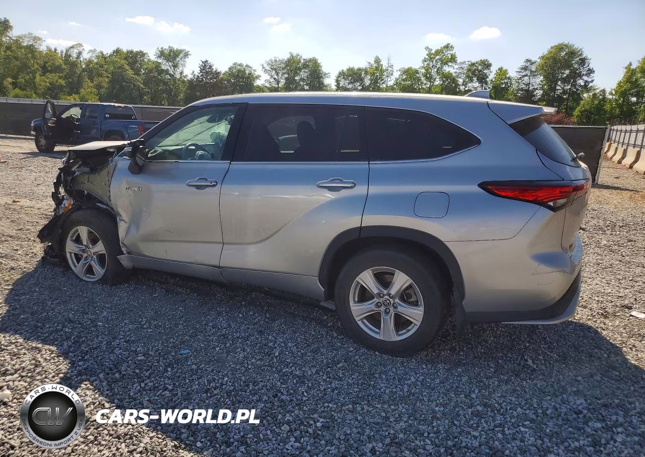 2021 Toyota Highlander Hybrid Le VIN:5TDBBRCH4MS531990 - 2