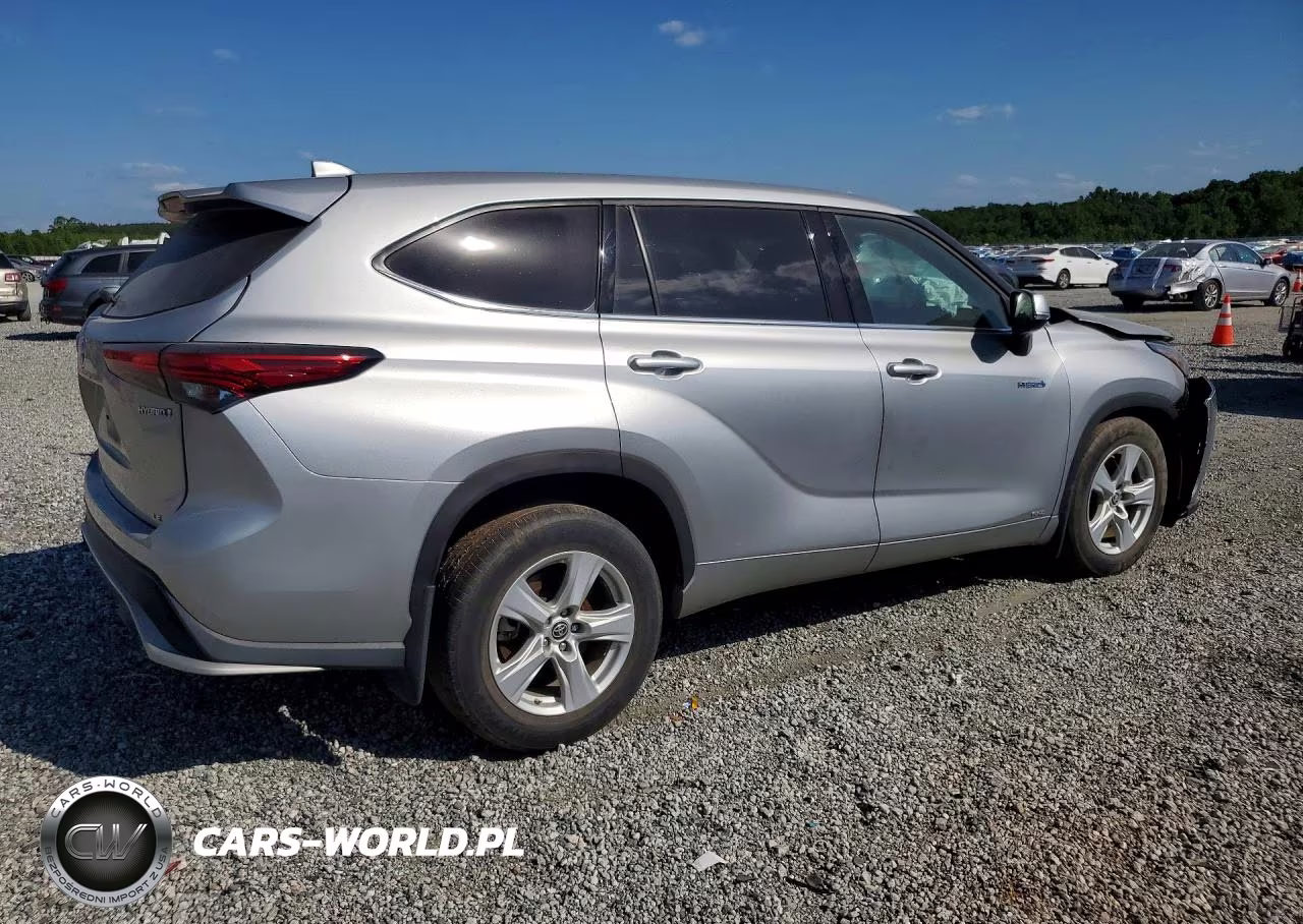 2021 Toyota Highlander Hybrid Le VIN:5TDBBRCH4MS531990 - 3