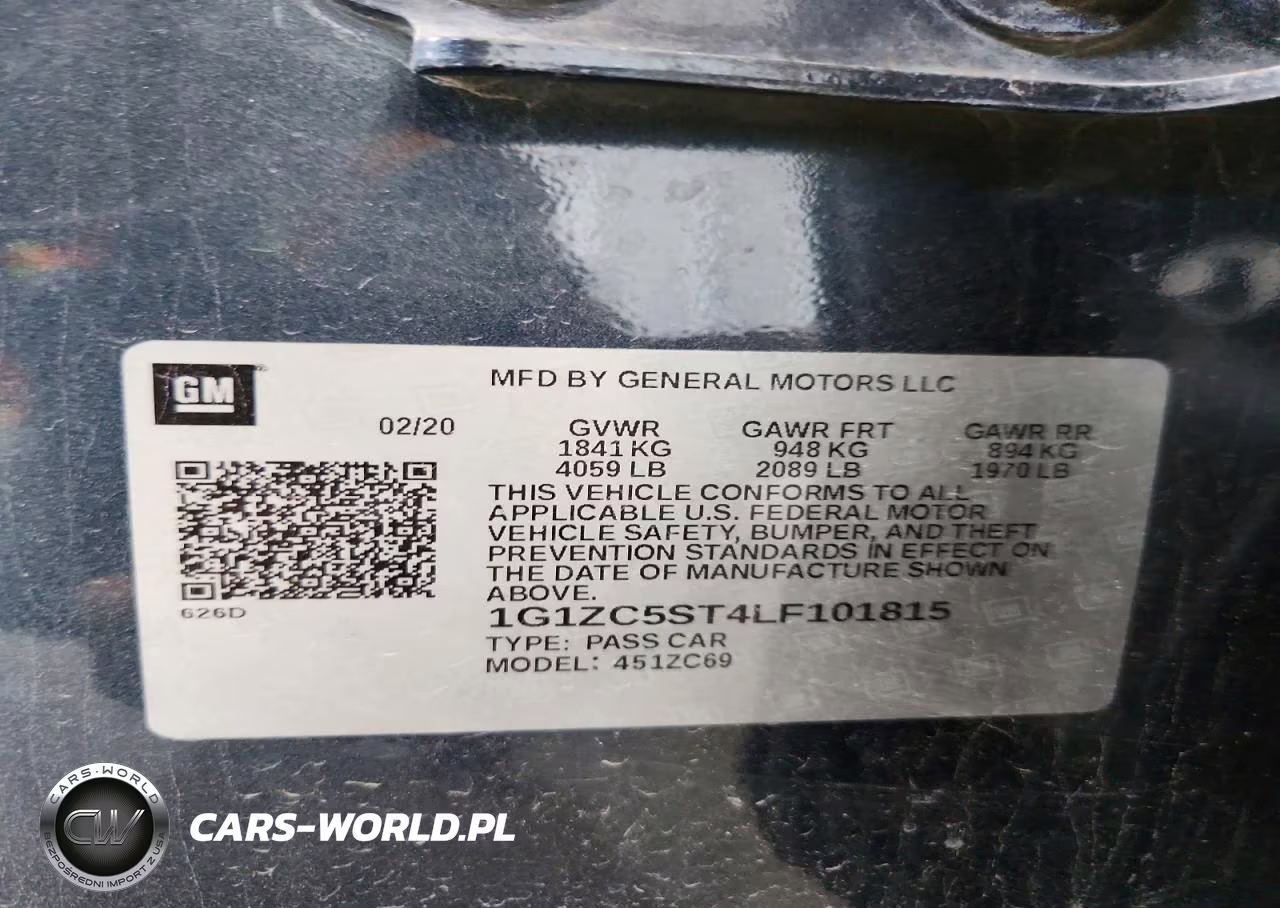 2020 Chevrolet Malibu Ls VIN:1G1ZC5ST4LF101815 - 12
