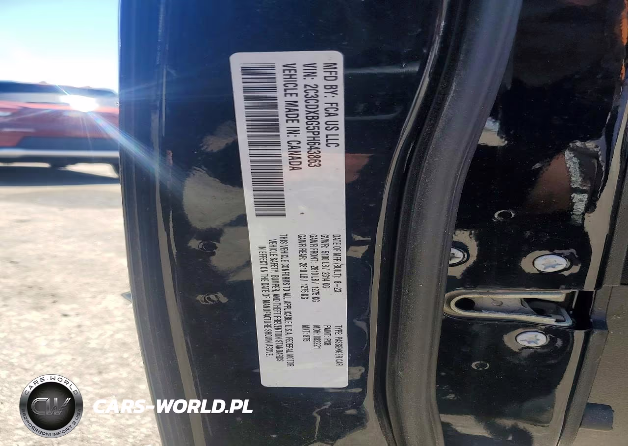 2023 Dodge Charger Sxt VIN:2C3CDXBG5PH643863 - 13