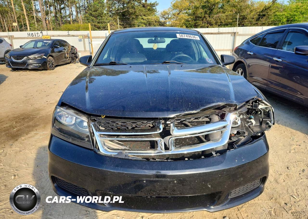 2013 Dodge Avenger Se VIN:1C3CDZAG9DN721285 - 5