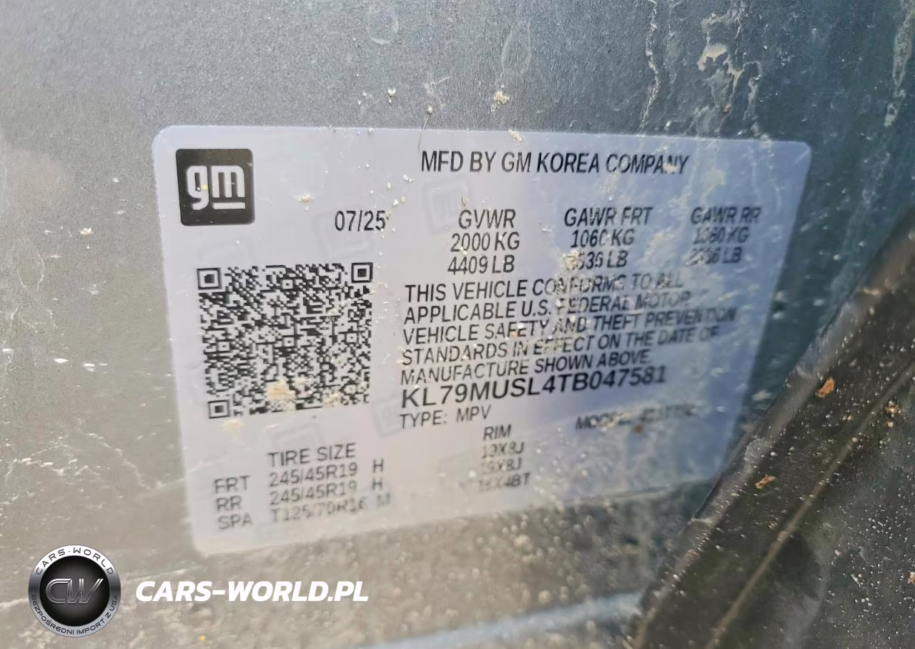 2026 Chevrolet Trailblazer Rs VIN:KL79MUSL4TB047581 - 14